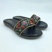 AZ-369 Women Flat Sandals Black-5