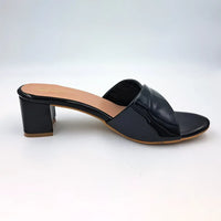 AZ-381 Casual Heel Sandals Black-4