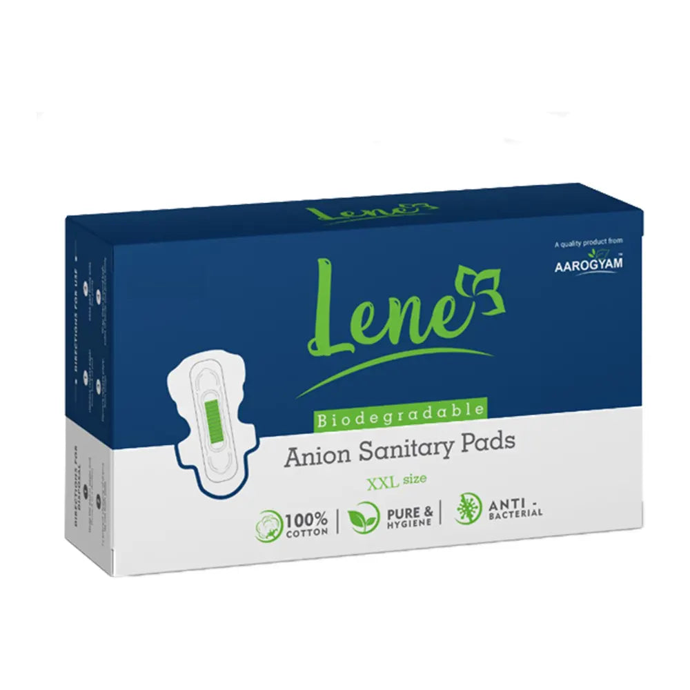 Aarogyam Organics Lene Biodegradable Anion Strip Ultra Clean Sanitary Pads 2