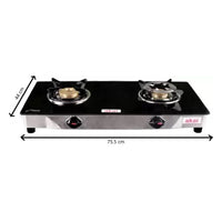 Akai Glass Top 2 Burner Gas Stove-5