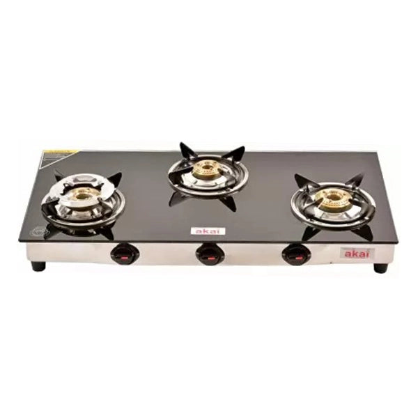 Akai Glass Top 3 Burner Gas Stove-1