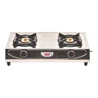 Akai Laxmi 2 Burner Stainless Steel Gas Stove-1