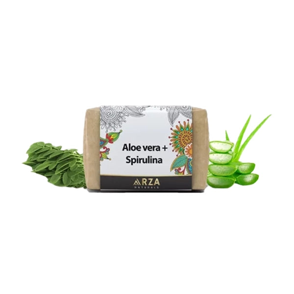 Aloe-vera-and-Spirulina soap