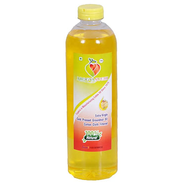 ArogyaSuchi Extra Virgin Cold Pressed Groundnut Oil - (0.5)-2