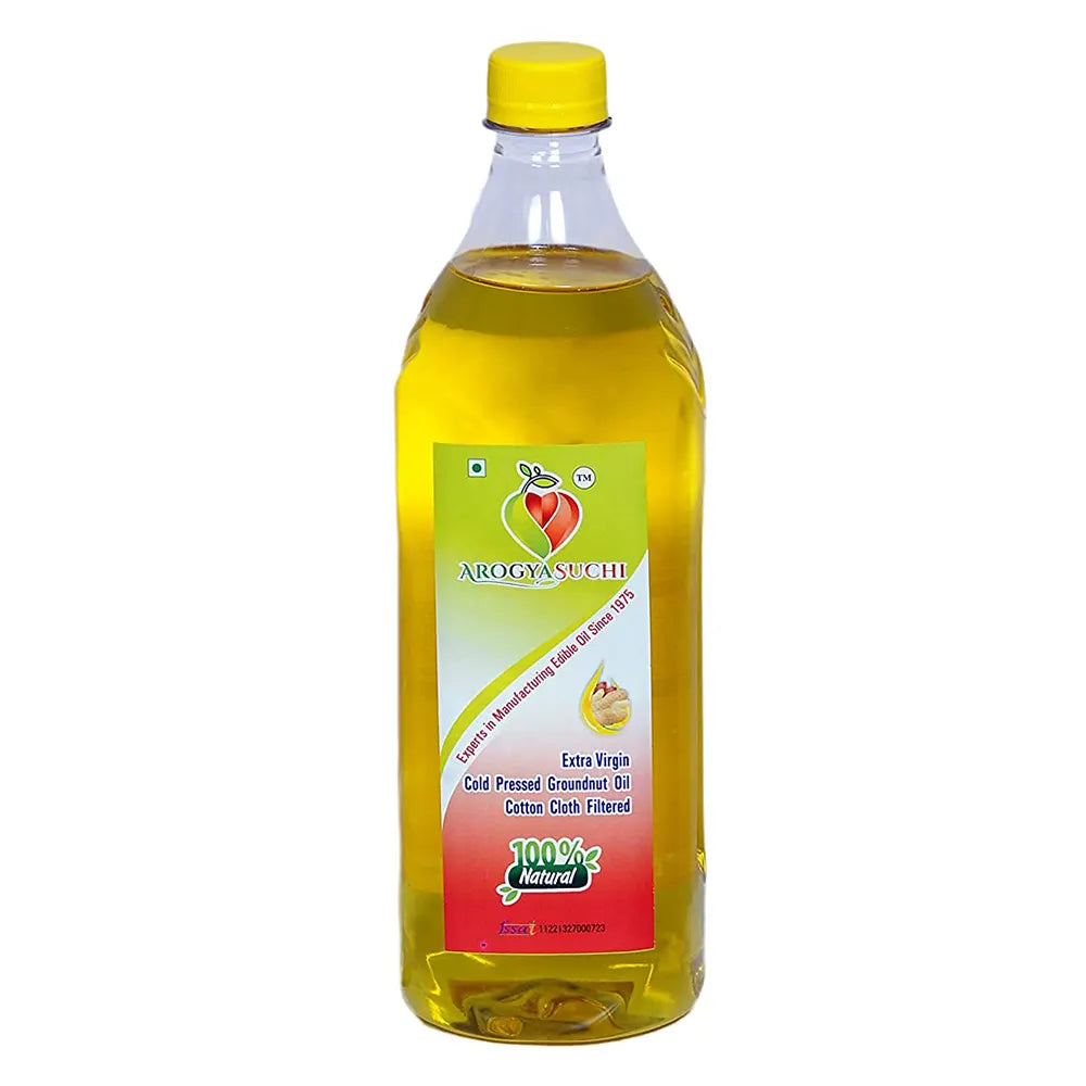 ArogyaSuchi Extra Virgin Cold Pressed Groundnut Oil-1