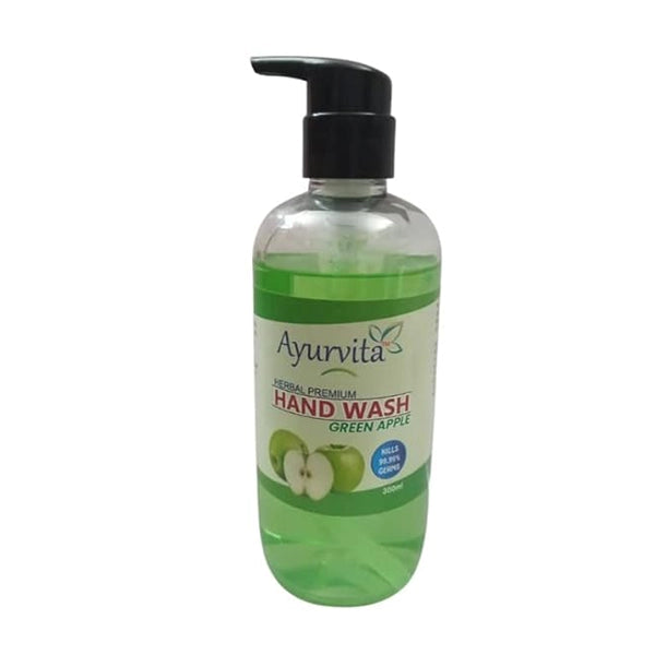 Ayurvita Herbal Hand Wash Green Apple 300ml-1