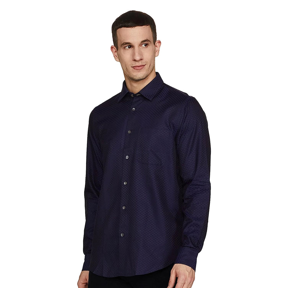 Blue Balckberry's Smart Regular Fit Shirt