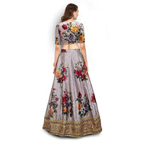 Boutique women's Faux Silk Semi-stitched Lehenga Choli-2