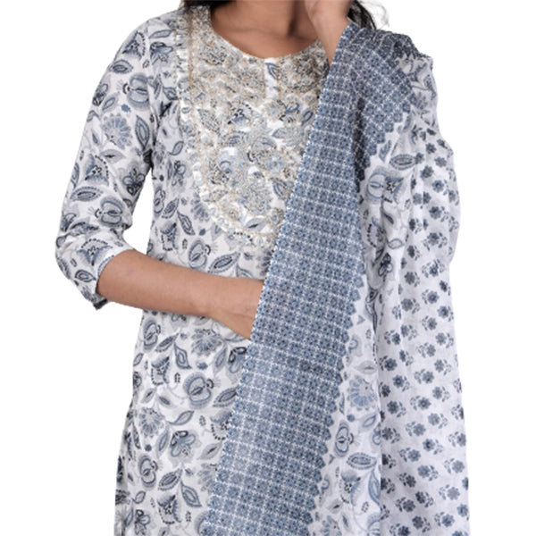 Cotton Kurti Pant Dupatta