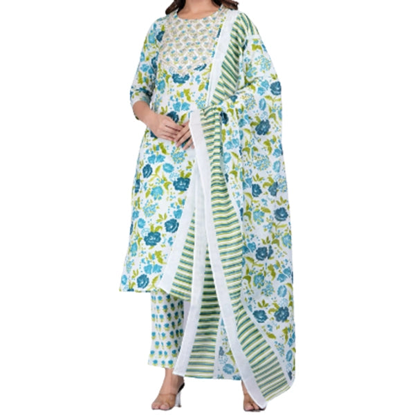 Cotton Kurti Pant Dupatta