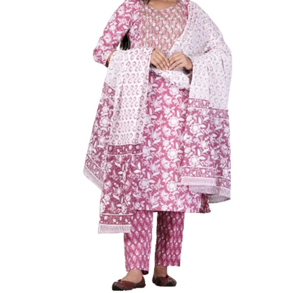 Cotton Kurti Pant Dupatta