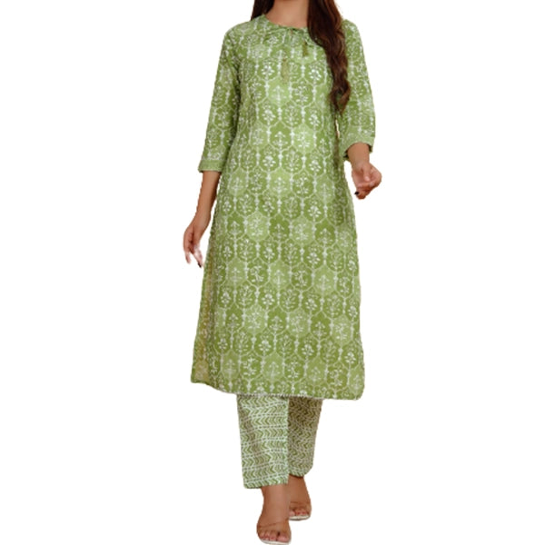 Cotton Kurti Pant Set