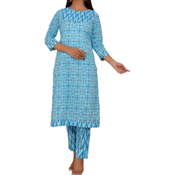 Cotton Kurti Pant Set