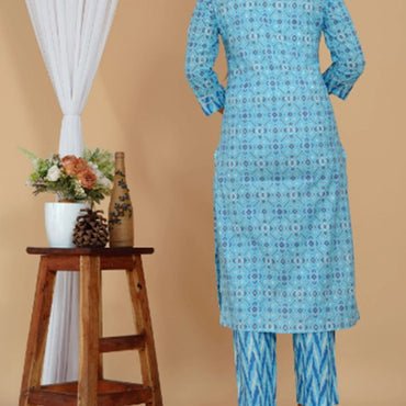 Cotton Kurti Pant Set-1