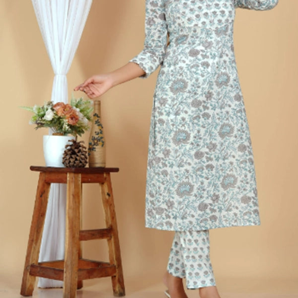 Cotton Kurti Pant Set-2