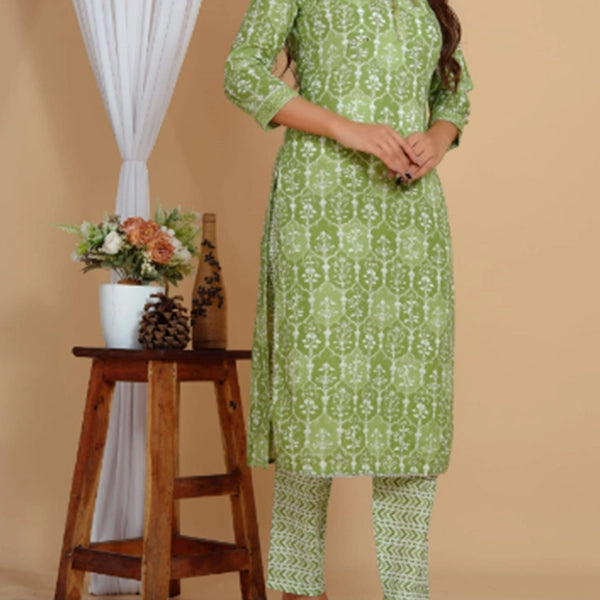 Cotton Kurti Pant Set-3