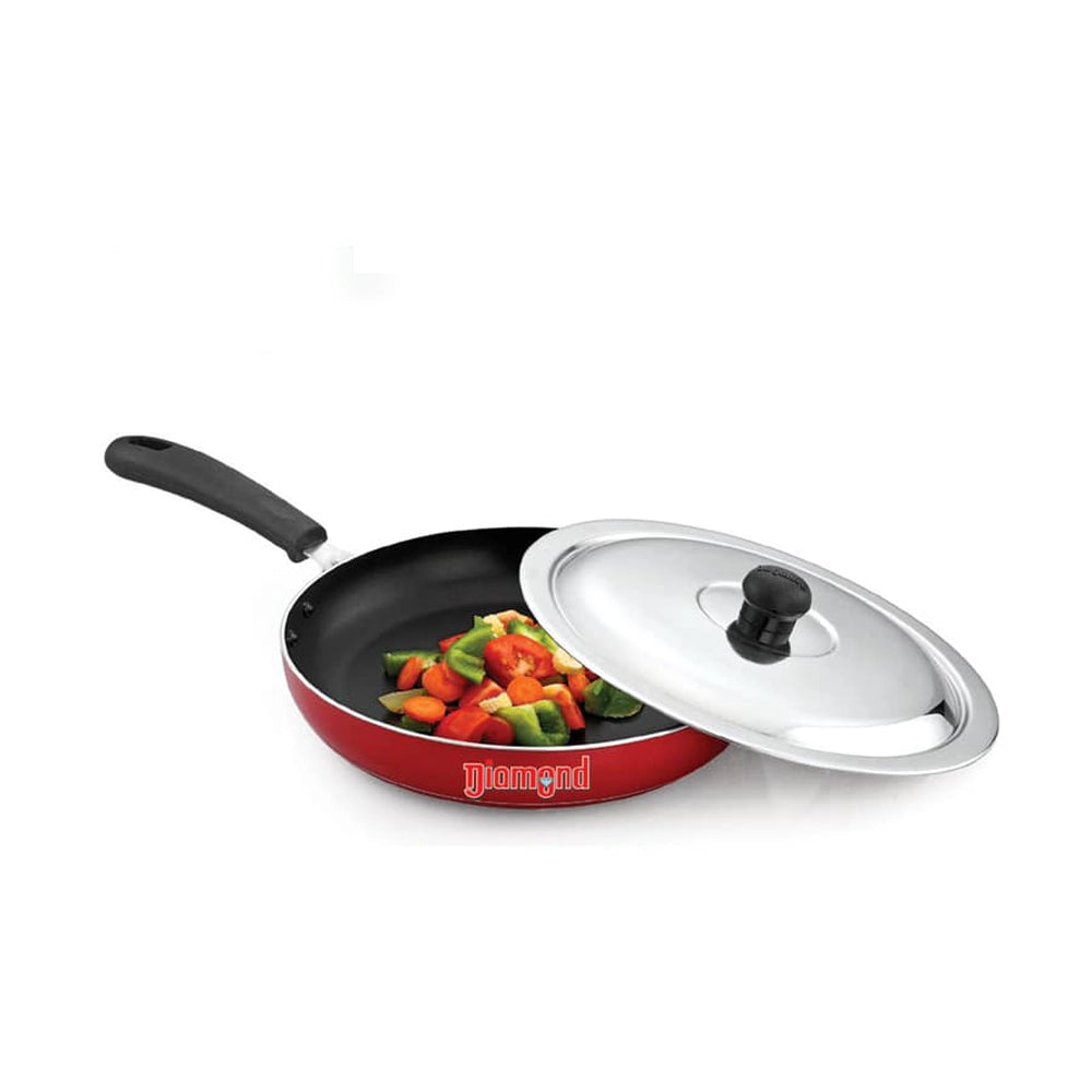 Diamond Fry Pan with Lid ( Medium)