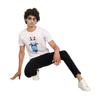 Dillon Killen Panda Printed Round Neck T-shirt (1)