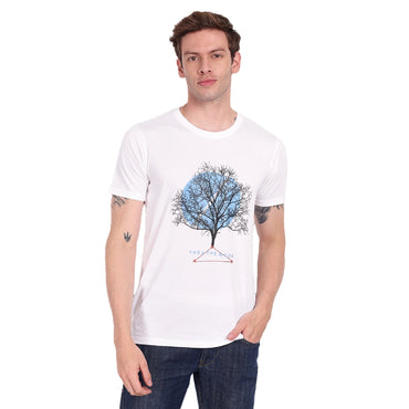 Dillon Killen Tree Men Printed White T-Shirt (2)