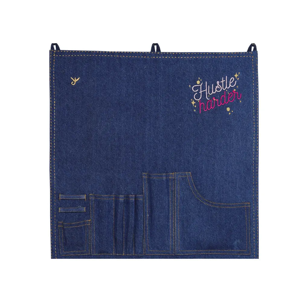 Embroidered Organiser - Hustle Harder