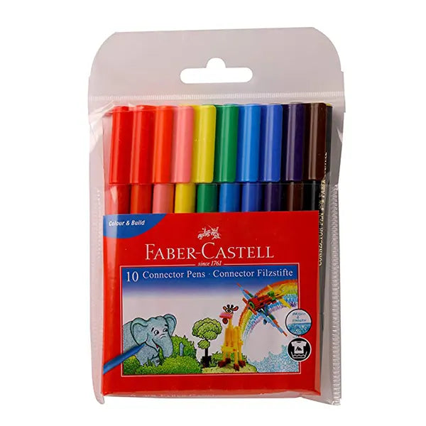 Faber-Castell Connector Pens Assorted PackPcs 10 (1)