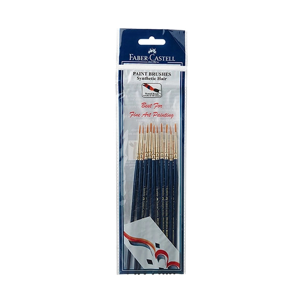 Faber-Castell Paint Brush - Synth Hair Round Size 2 Pack (2)