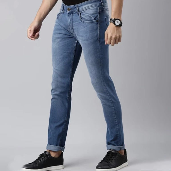 Ferdi Men Slim Fit Heavy Fade Jeans- Light Blue-2 (2)