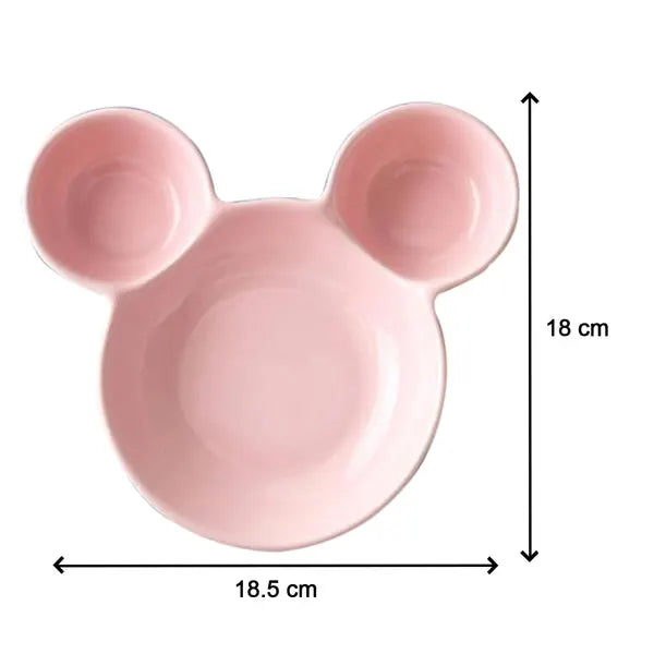 GC-Mickey Shaped Snacks Serving Plate-3