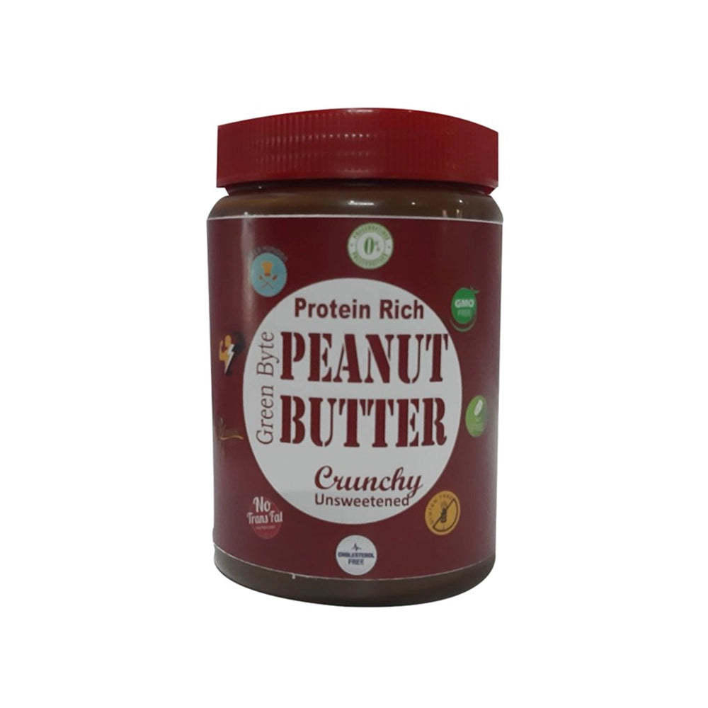 Green Byte - Peanut Butter - Un Sweetened - Crunchy-1