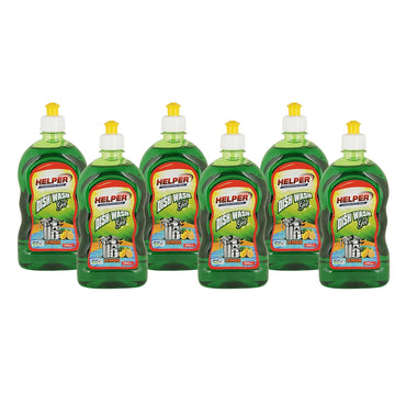 Helper Dish Wash Gel, Lemon (Green), 500ml-2