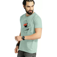 JF Men's Lycra Roundneck T-Shirt-1