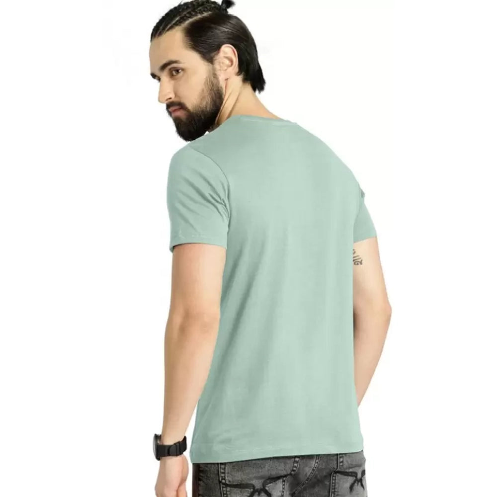 JF Men's Lycra Roundneck T-Shirt-2