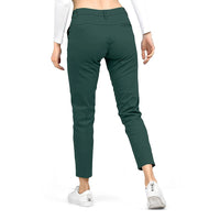 JF Women's Slim Fit Green Color Trousers-3