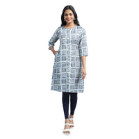 Kansie Cotton Flex Printed Kurta for Office And Daily Wear (Pack of 5)