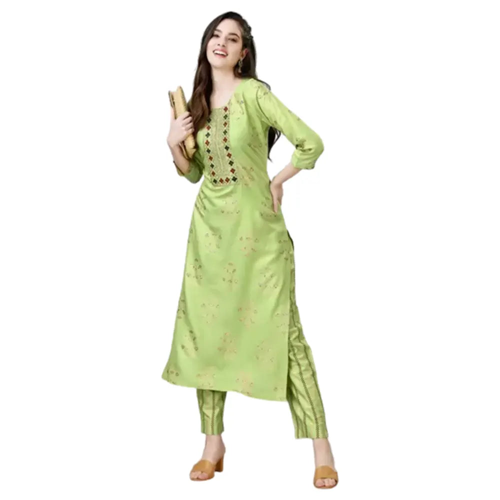 Kurta and Pant Set Viscose Rayon