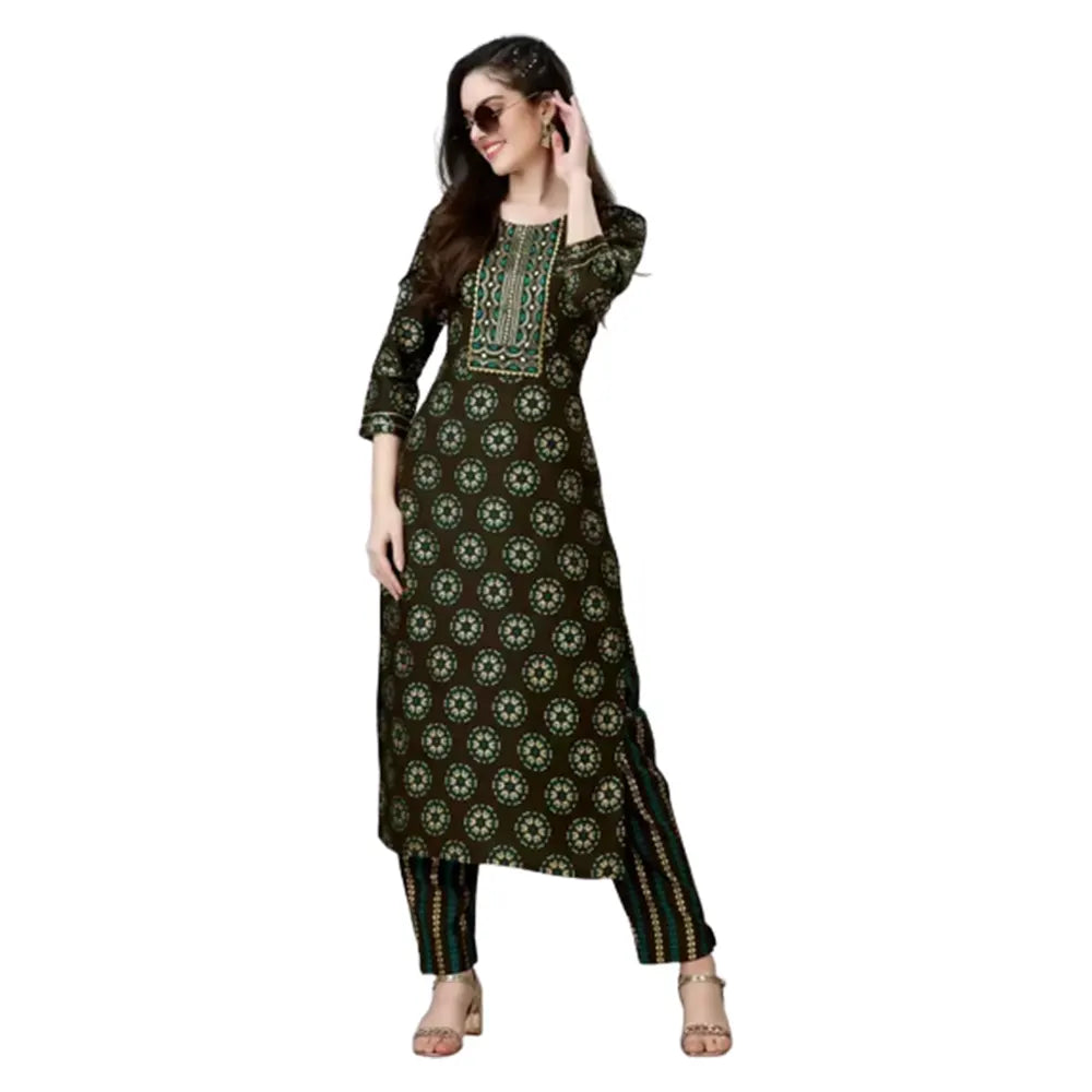 Kurta and Pant Set Viscose Rayon