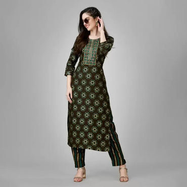 Kurta and Pant Set Viscose Rayon-2