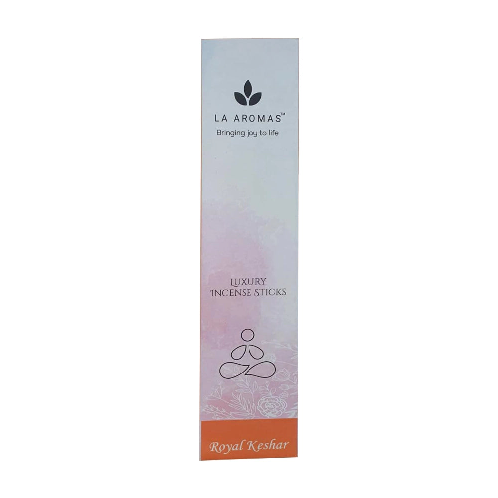 LA AROMAS Royal Keshar Natural Saffron Incense