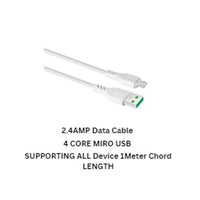 MICRO CABLE 2.4A 2.4AMP Micro USB DataCable,Four Core Lead-2