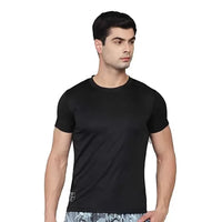 Men Solid Round Neck Casual Cotton T-Shirt (Pack of 5)