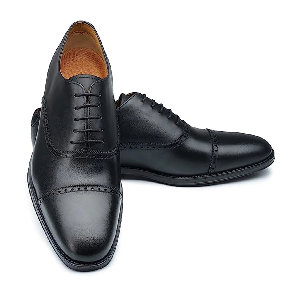 Men's Leather Formal Shoes-4