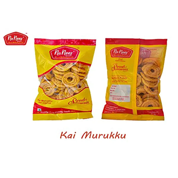 NaNees Foods Kai Murukku Hand Murukku -1