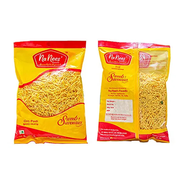 NaNees Foods Omapodi Plain Sev Plain Bhujia Sev Plain Sev Mixture-2