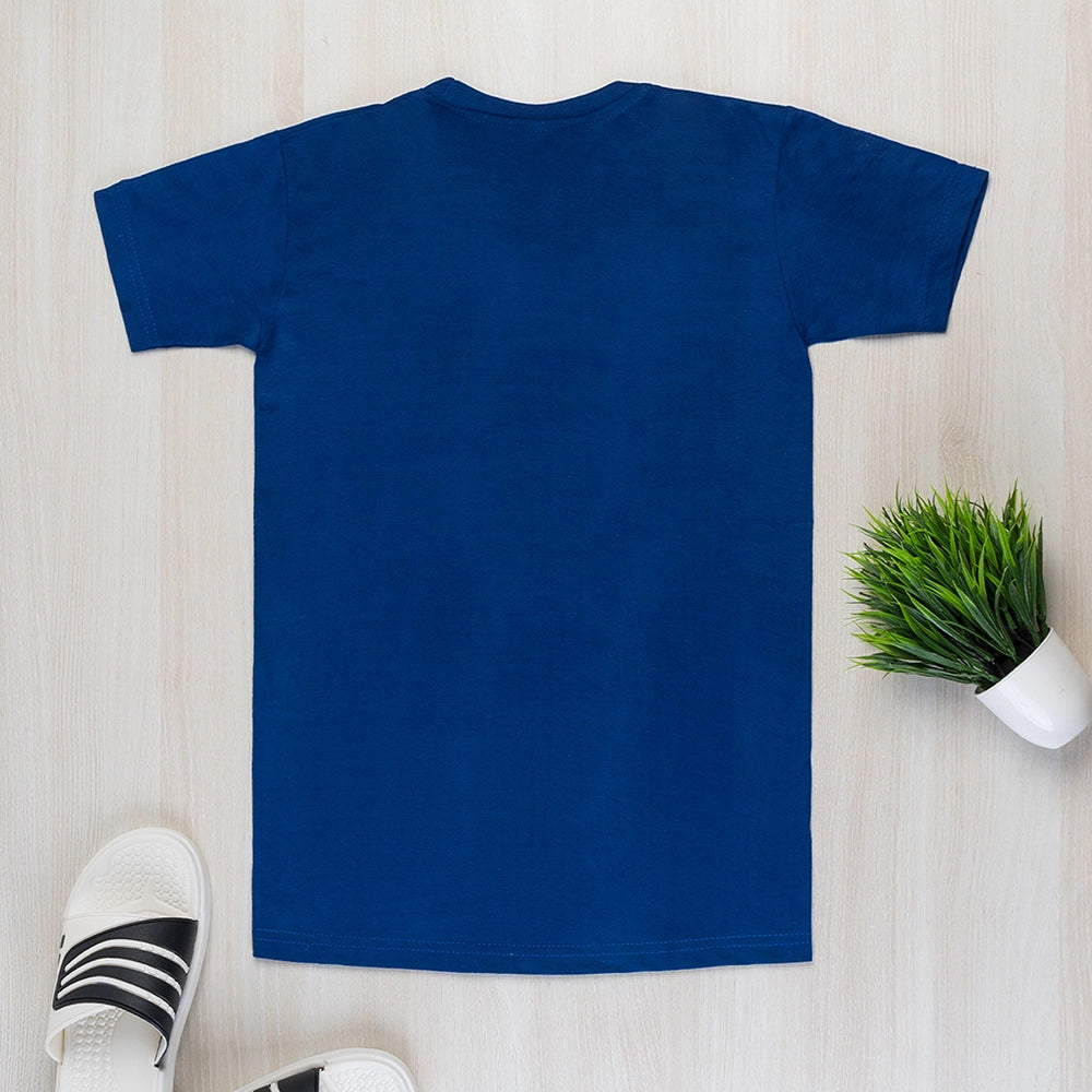 Powermerc Cotton Tees for Kids-Royal Blue-1