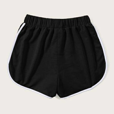 Powermerc Sports Shorts for Girls and Women -Black-1