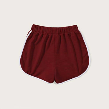 Powermerc Sports Shorts for Girls and Women -Maroon-1