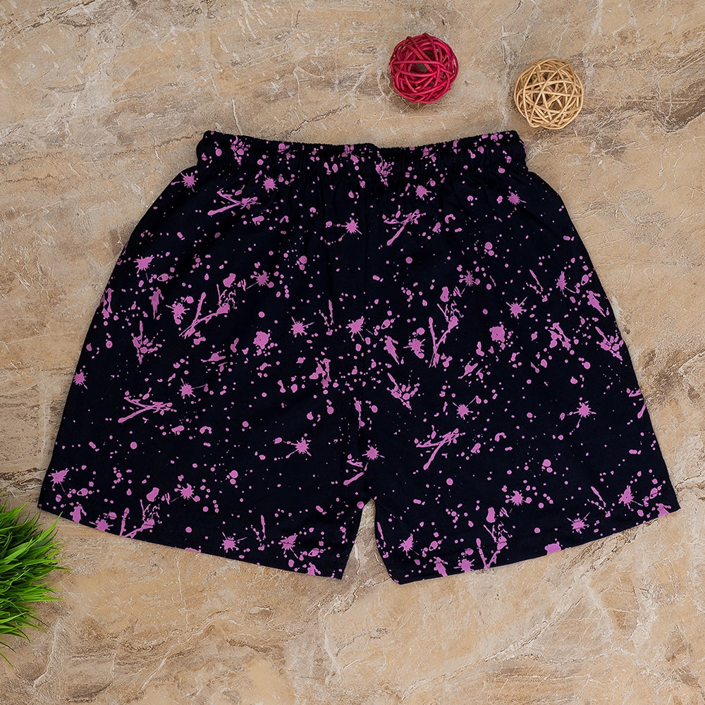 Powermerc Stylish Printed in All over Prints for Girls and Women-Purple-1