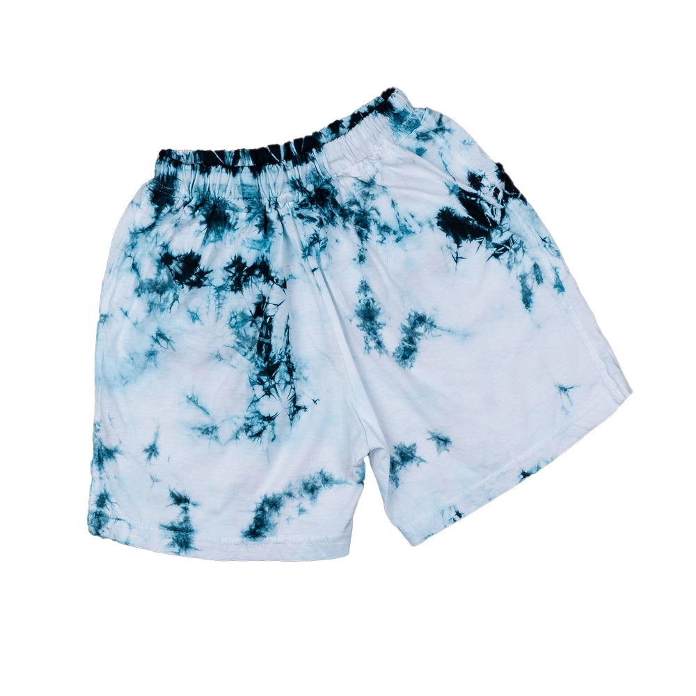 Powermerc TIE_DYE Cotton Shorts for Women-Black