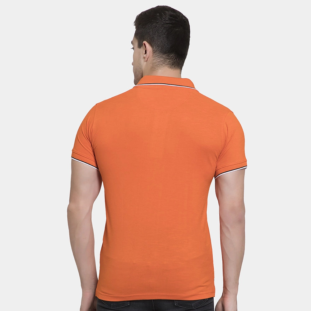 Promount Slub Metty T-Shirt Orange-3