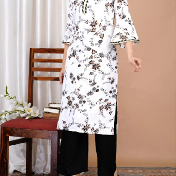 Rayon Kurti Palazzo - 3